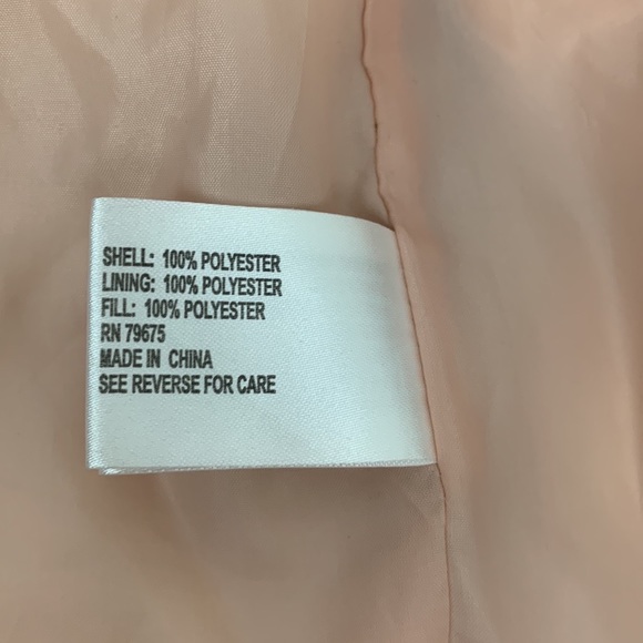 Michael Kors Girls Hooded puffer Jacket. Size 10. Black pink. MK Logo - Picture 7 of 16